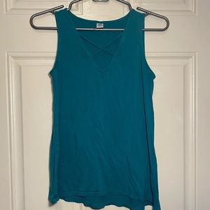 Teal Sleeveless Top